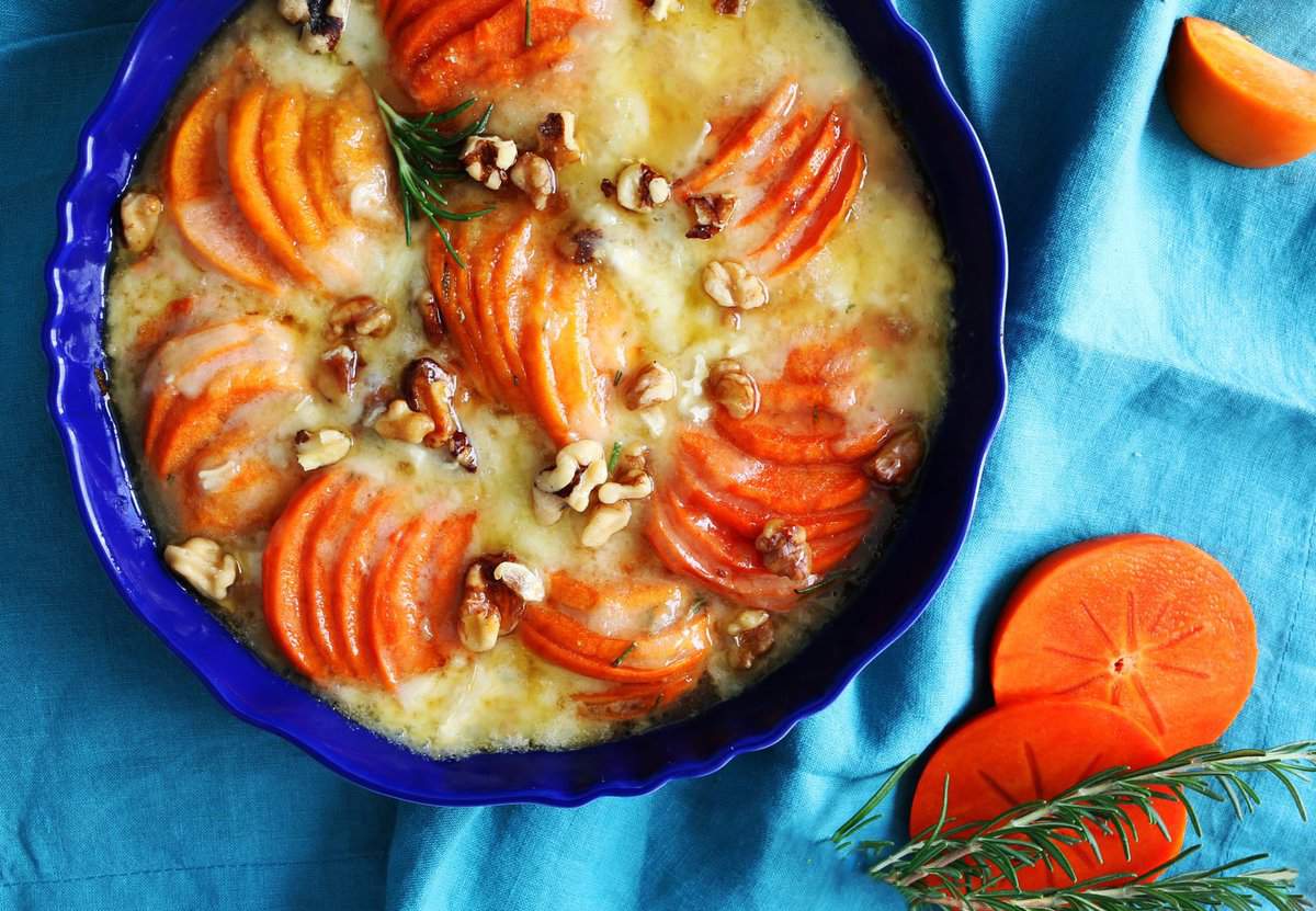 Honeyed Persimmon and Brie