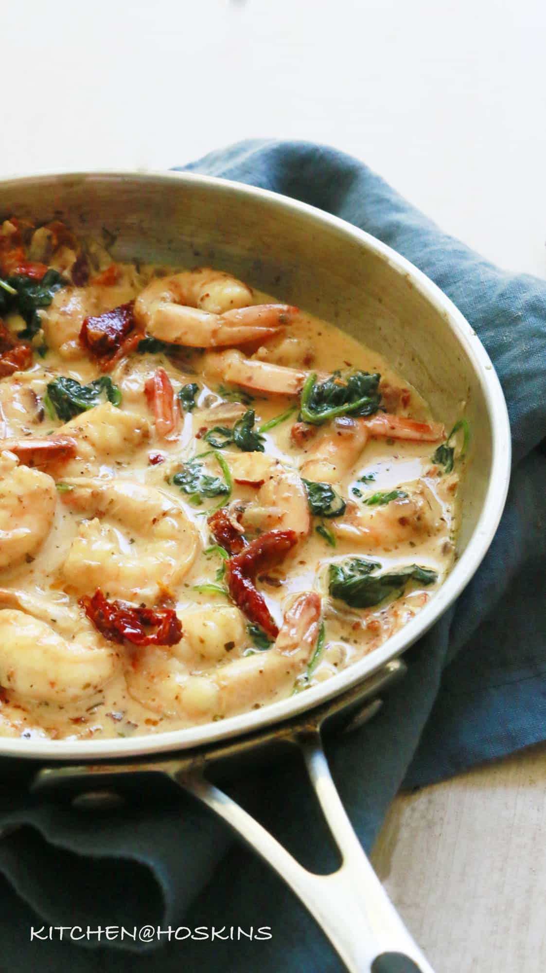 shrimp with sun dried tomato cream sauce