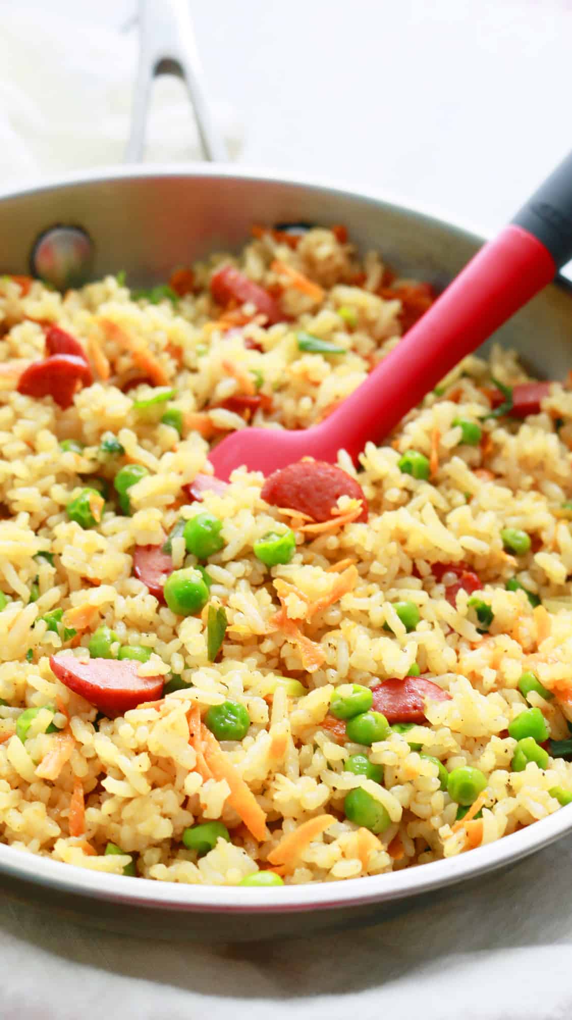 how to make hot dog fried rice with egg