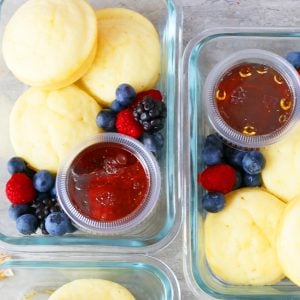 baked fluffy pancake cups