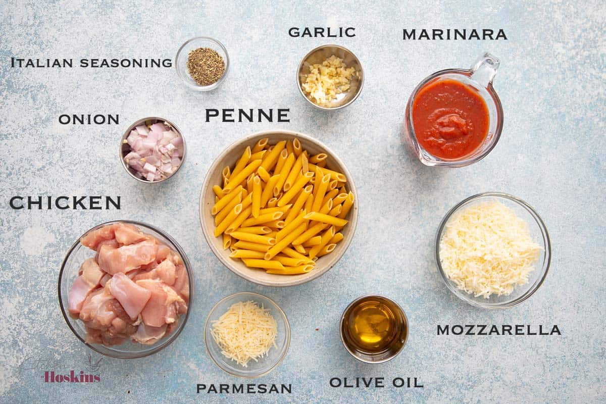 ingredients needed for the recipe.