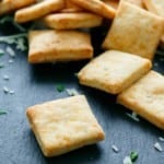 homemade parmesan cheese crackers