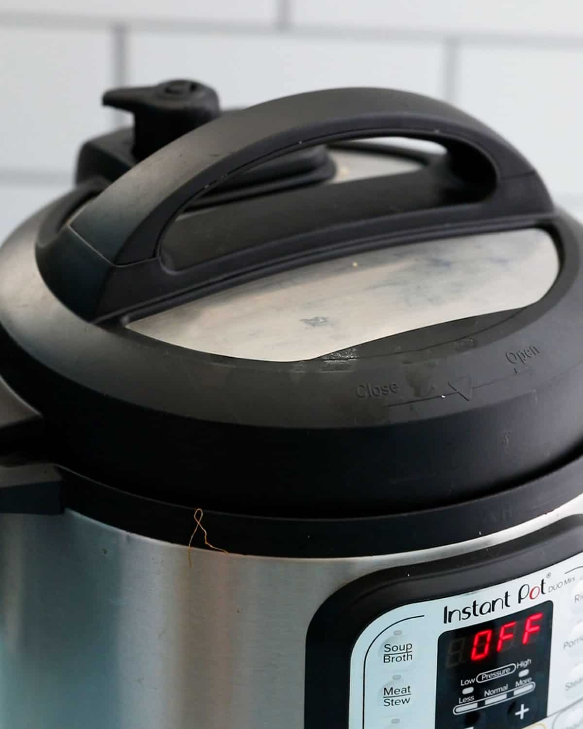 a closed instant pot.