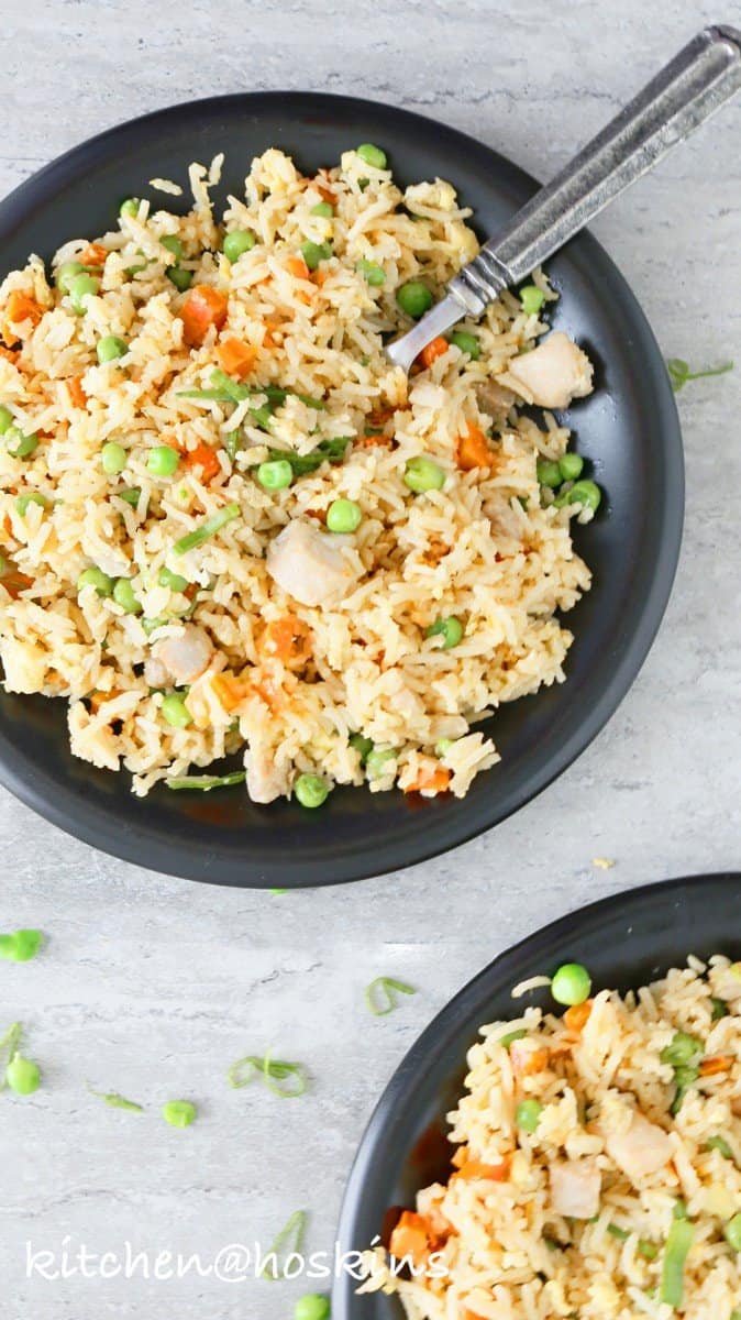 instant pot chicken fried rice