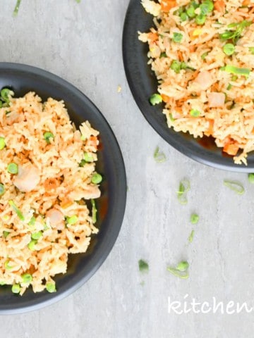 instant pot chicken fried rice