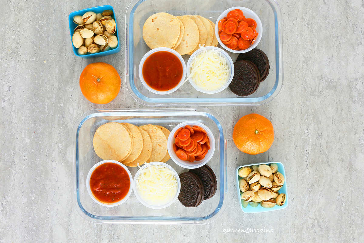 diy pizza lunchables