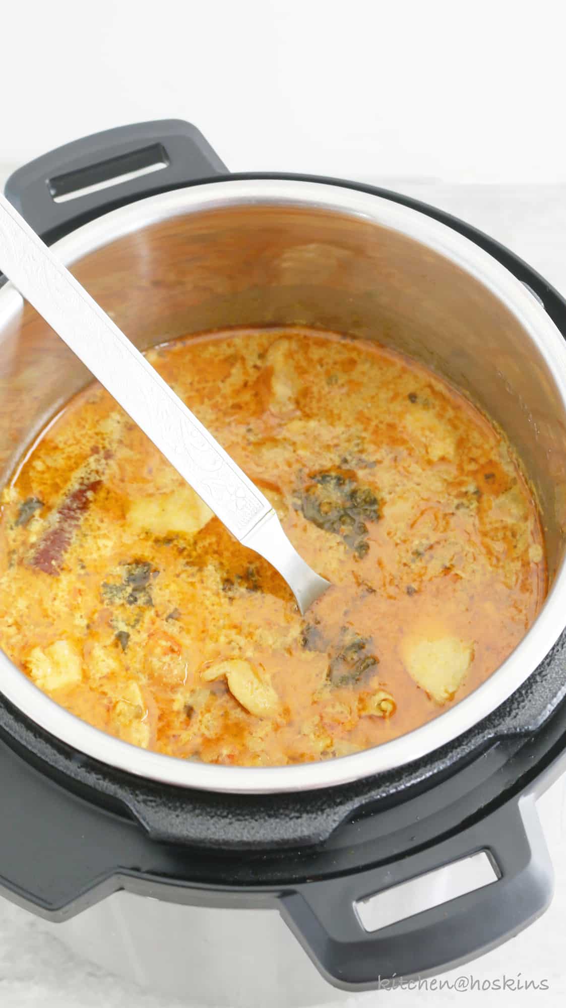 instant pot chicken and kale curry