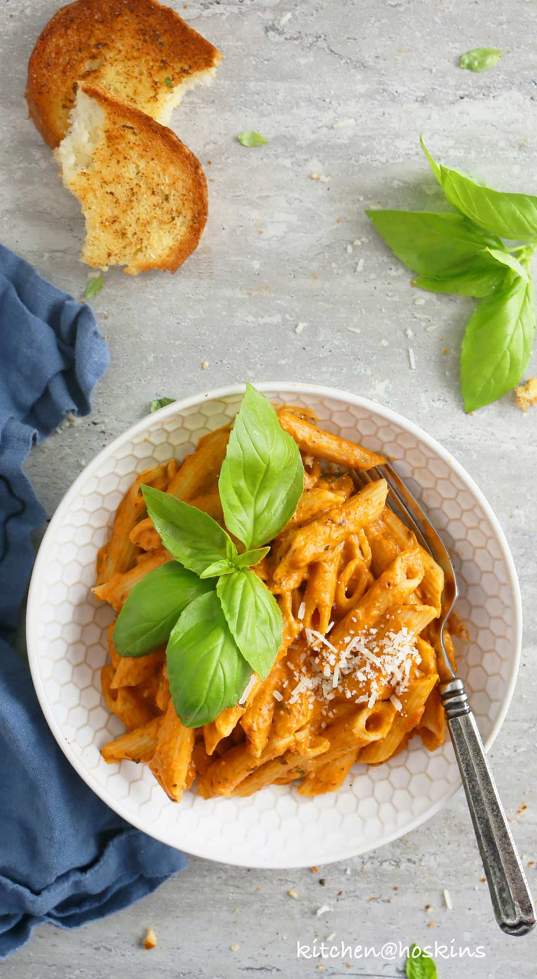 instant pot pasta with tomato cream sauce 