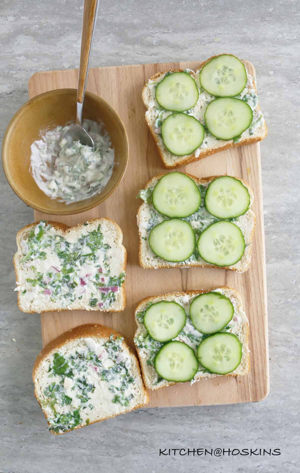 cucumber sandwiches meal prep
