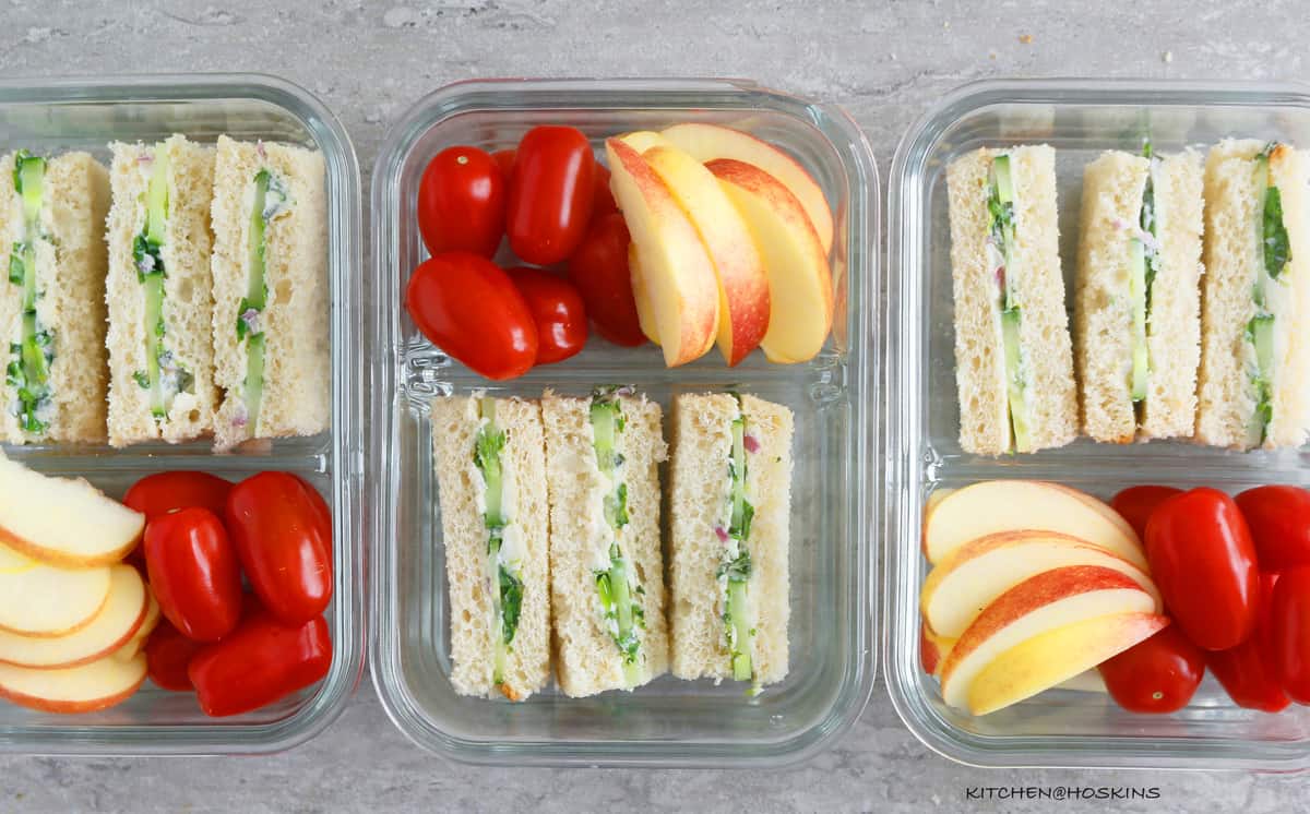 Cucumber Sandwiches Meal Prep