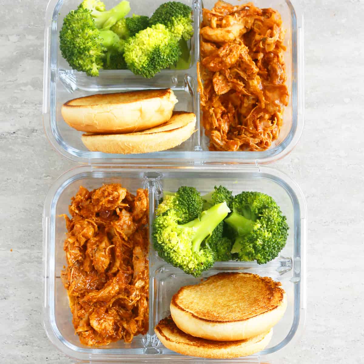 Instant Pot Chicken Parmesan Sandwich Meal Prep-image
