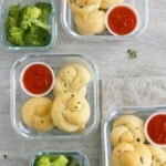 SOFT GARLIC KNOTS WITH HOMEMADE PIZZA DOUGH