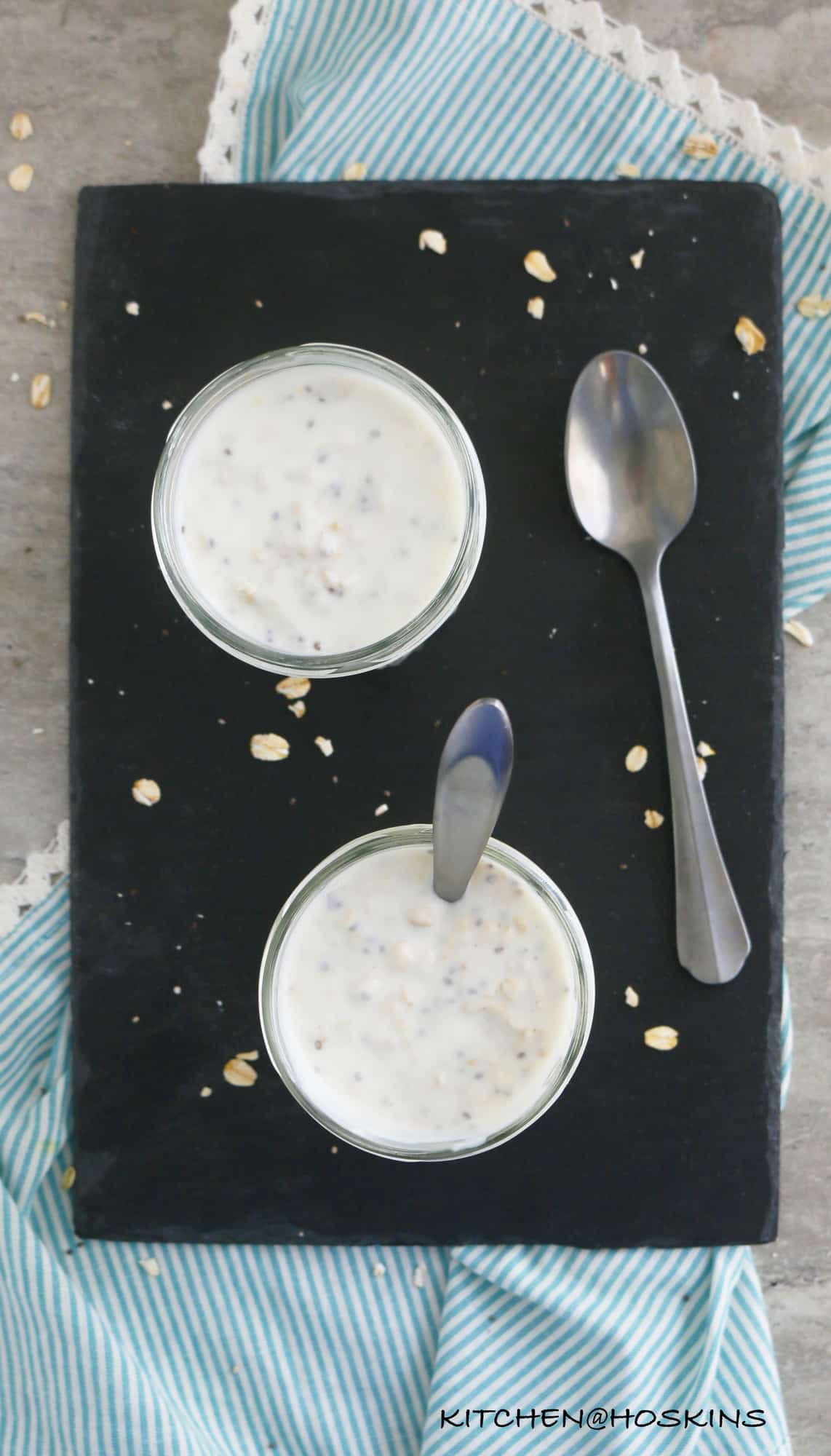 lassi overnight oats meal prep