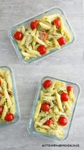 CREAMY CHICKEN PESTO PASTA SALAD