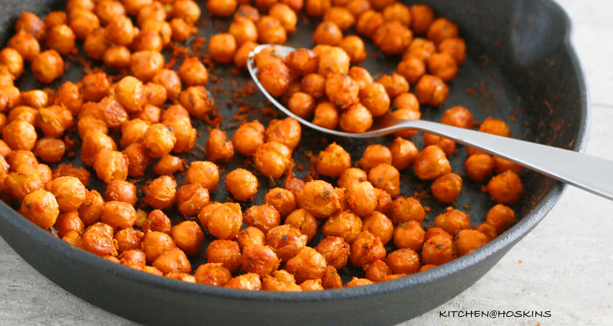 Indian Roasted Chickpeas that tastes like Tandoori Chicken | KITCHEN