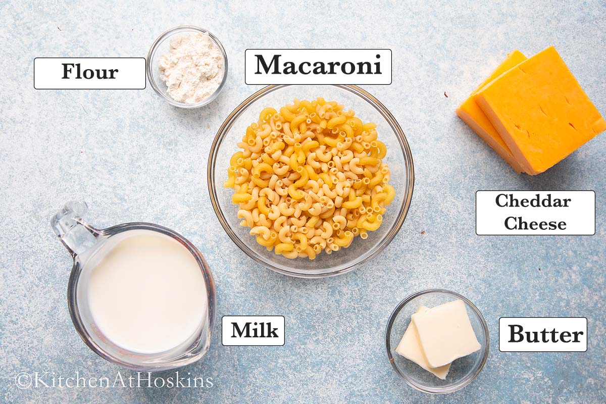 ingredients needed to make the recipe.