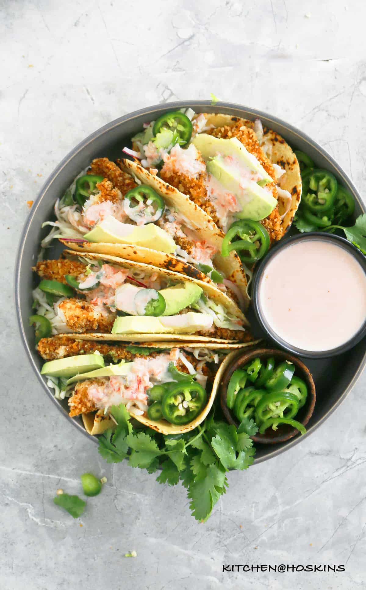 fish tacos with baked fish