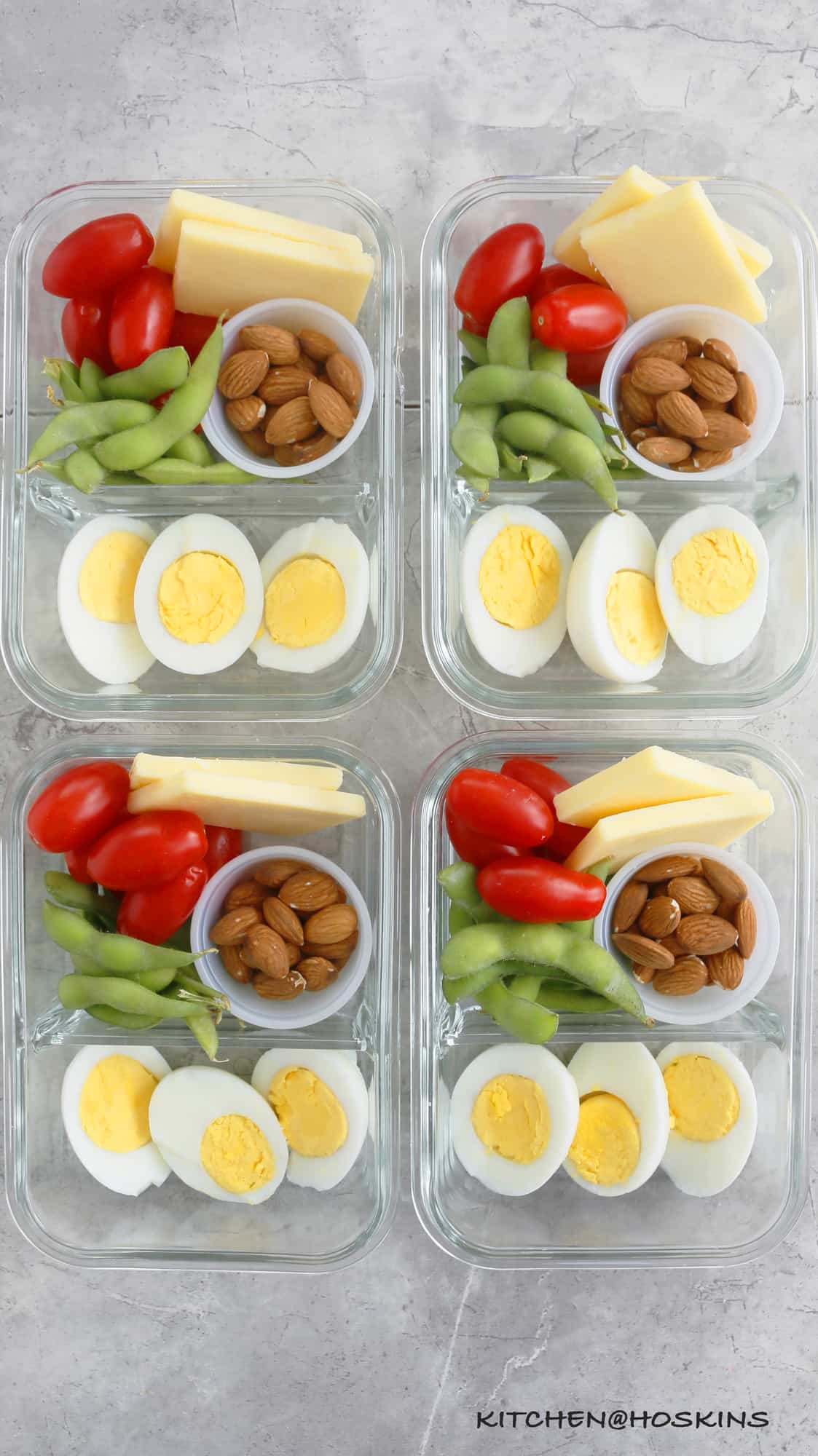 DIY Protein Snack Box Meal Prep