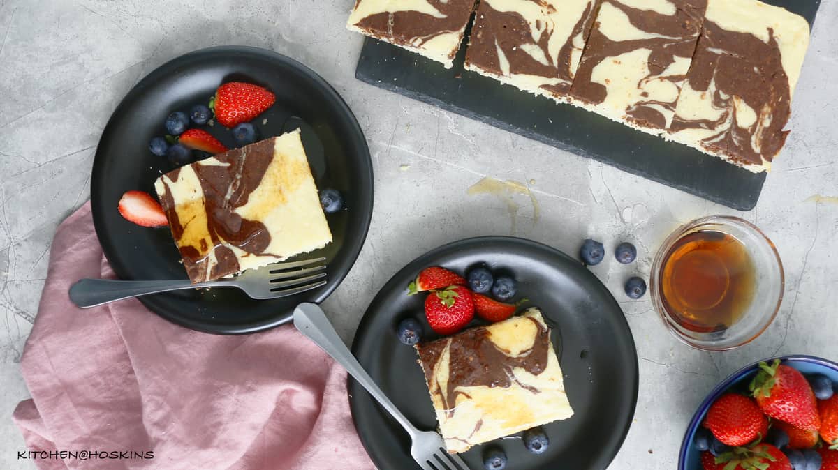 Marbled Sheet Pan Buttermilk Pancakes