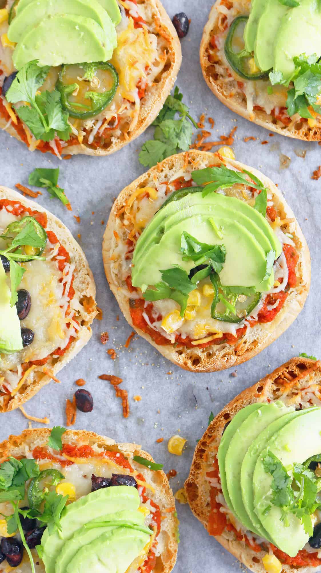 english muffin pizzas mexican style