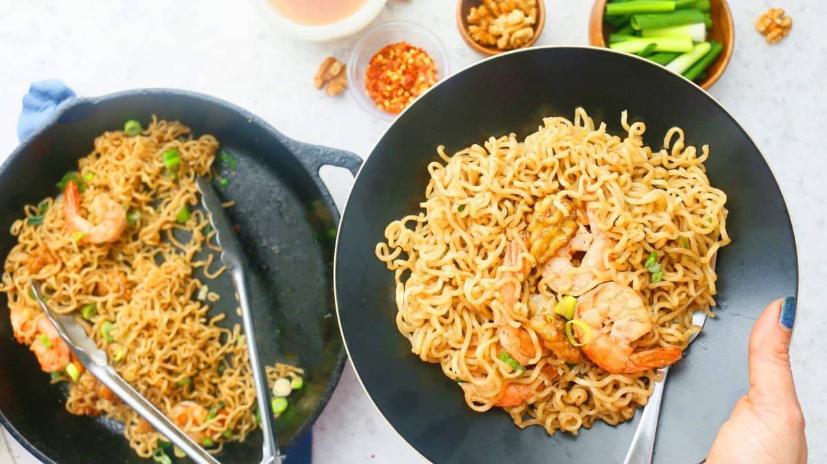 Honey Walnut Shrimp Ramen Noodles