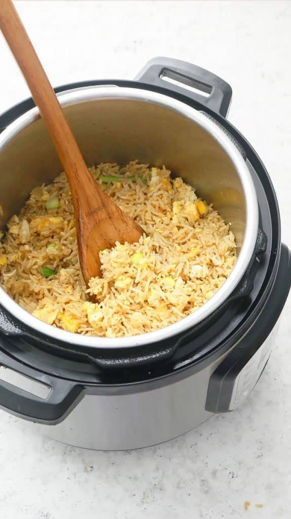 instant pot egg fried rice