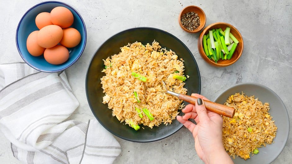 egg fried rice in instant pot