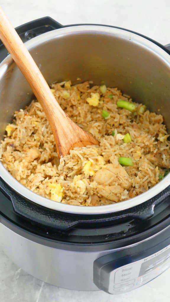 how to make thai fried rice in instant pot