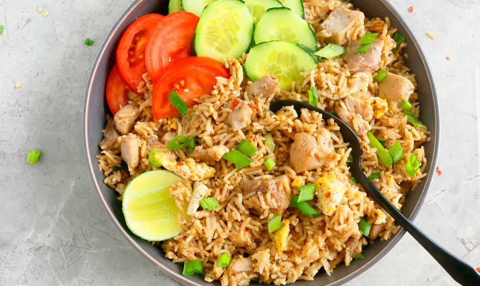 Instant Pot Thai Chicken Fried Rice