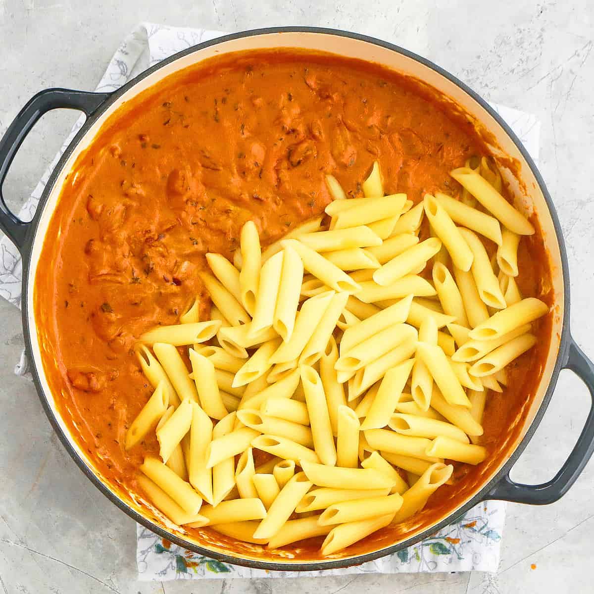 Butter Chicken Pasta Recipe