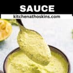 Cilantro Sauce | Kitchen At Hoskins