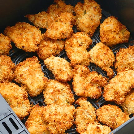 Air-fryer chicken nuggets recipe