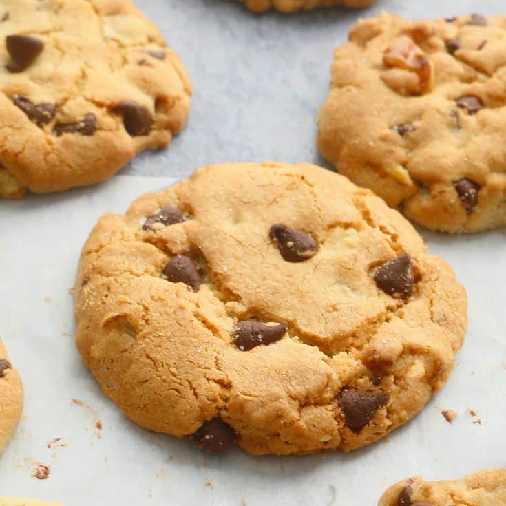 Air fryer Chocolate Chip Cookies