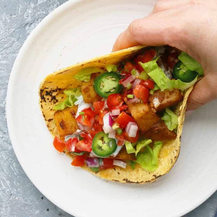 Spicy Mexican Potato Tacos Recipe