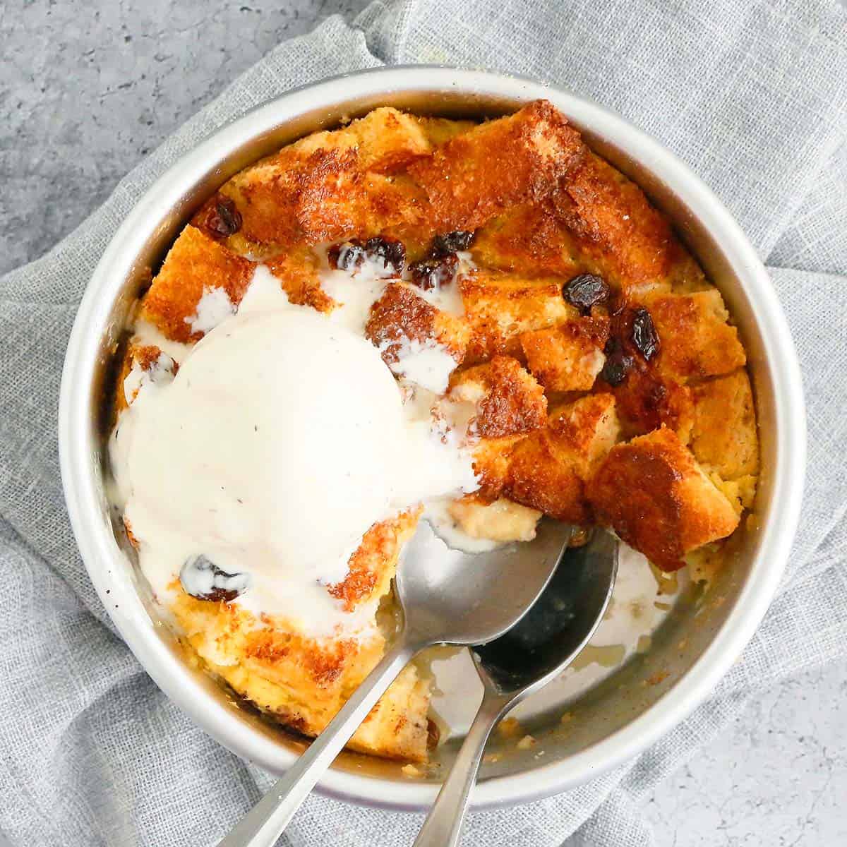 Air Fryer Bread Pudding Kitchen Hoskins