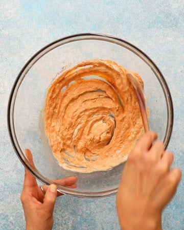 tandoori marinade in a glass bowl.