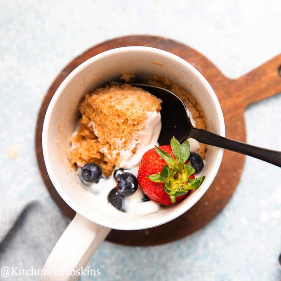 Oatmeal Mug Cake with Rolled Oats Kitchen At Hoskins