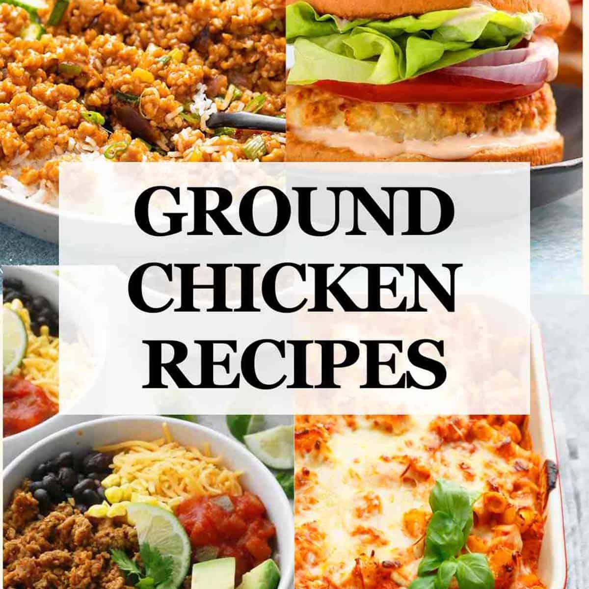 13+ Ground Chicken Recipes | Kitchen At Hoskins