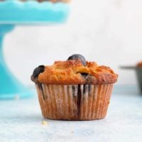 one lemon blueberry muffin.