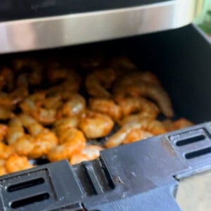 shrimp in an air fryer.