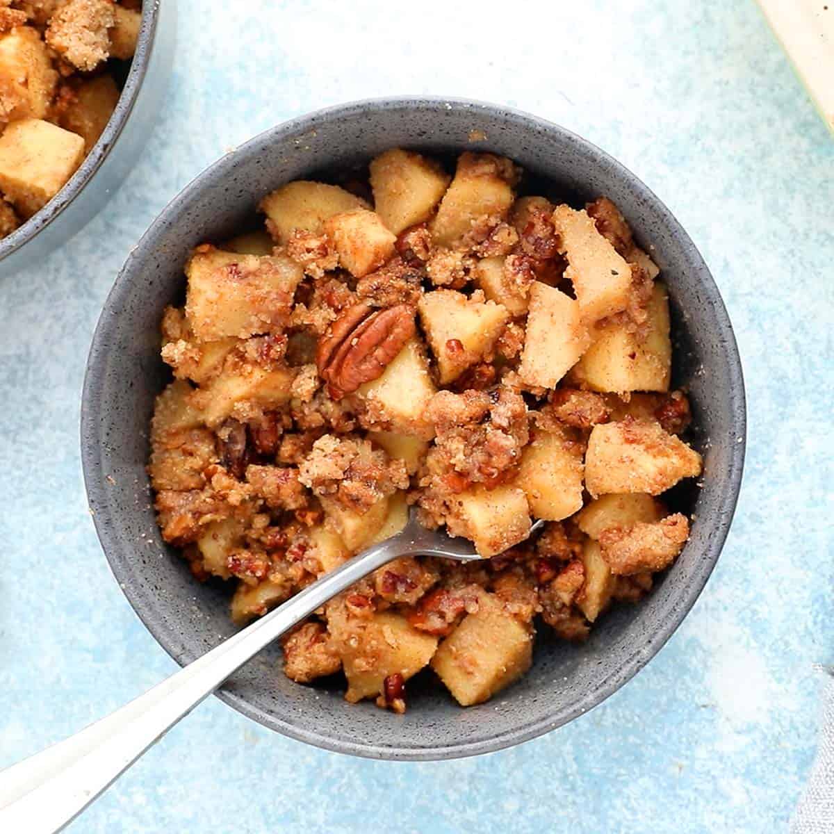 Healthy Apple crumble 