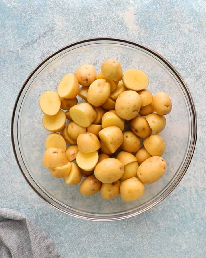 Air Fryer Baby Potatoes perfectly seasoned | Kitchen At Hoskins