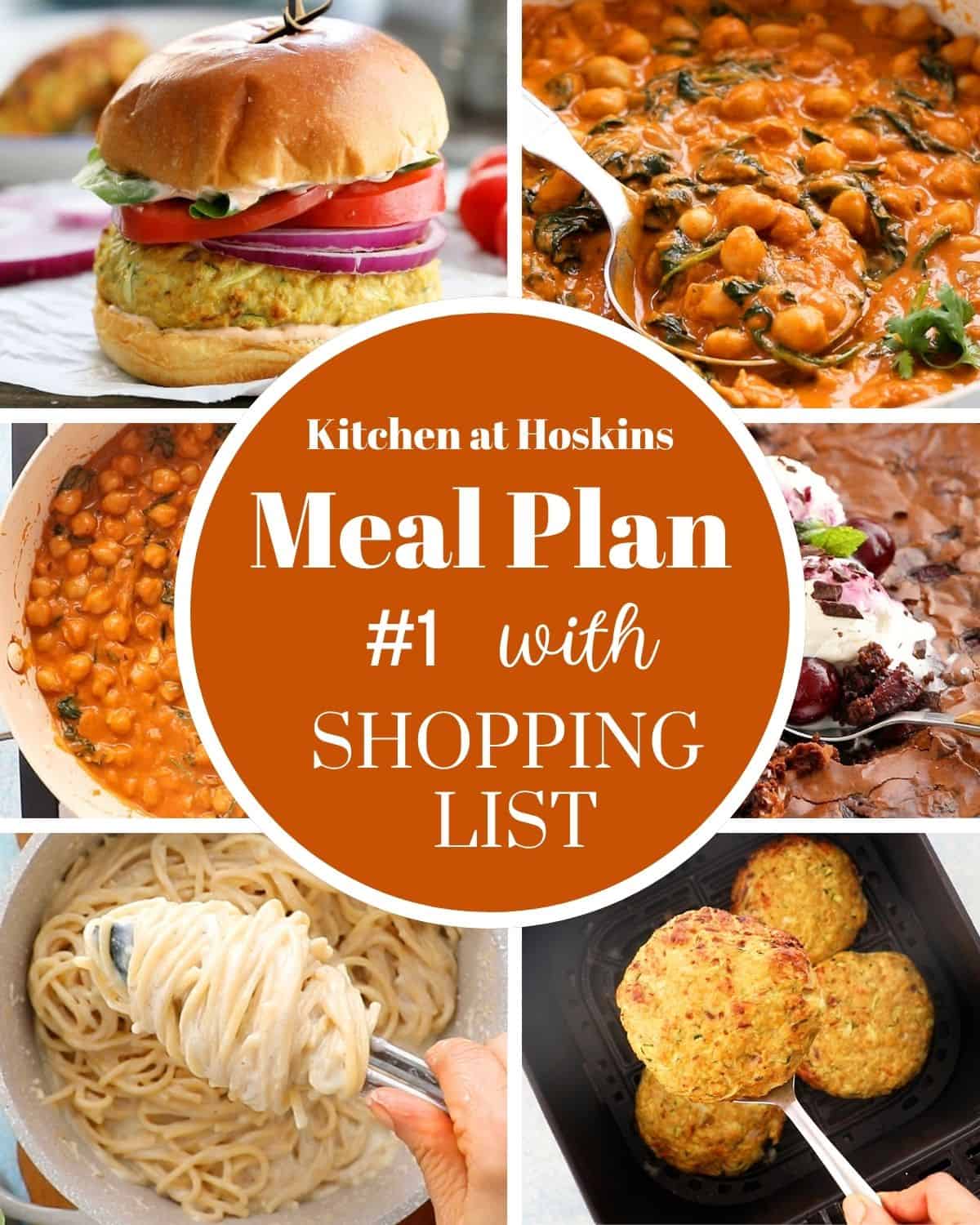 meal plan collage image.